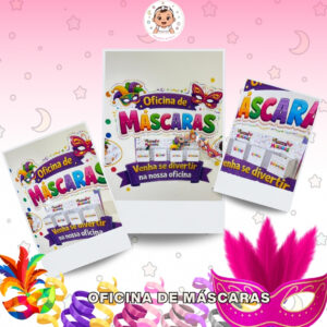 Oficina de Máscaras - Atividade pedagógica de Carnaval