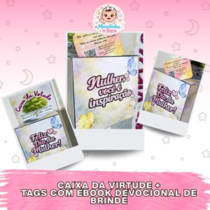 Caixa da Virtude + Devocional 30 Dias da Mulher Virtuosa – Arquivo Digital para Imprimir