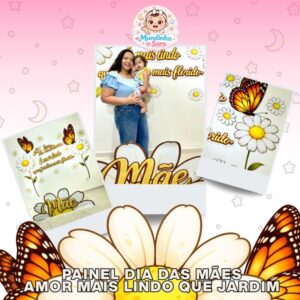 Painel dia das Mães - Jardim Florido
