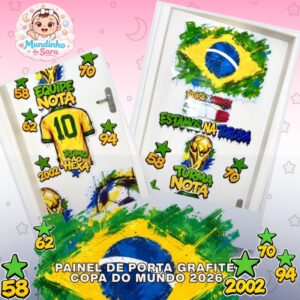 Painel de porta - Copa 2026 - Grafite