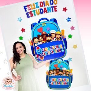 Painel Dia do estudante - Cada Mochila carrega sonhos