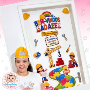 Decoração de Porta AEE – Ajudando a Construir Caminhos | 2º Semestre