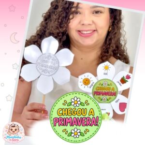 Atividade de Primavera - Monte sua flor | Arquivo PDF