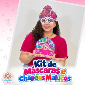 Kit de Máscaras e Chapéus Malucos para Imprimir – 33 Modelos