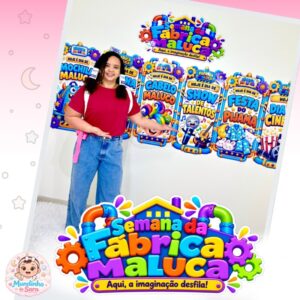 Semana da Fábrica maluca - Painel semana das Crianças