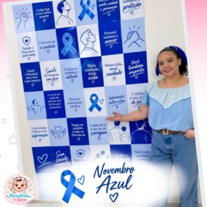 Painel Novembro Azul – Saúde do Homem e Conscientização | 42 Artes para Parede