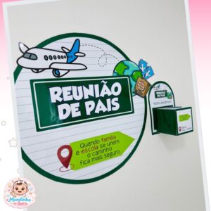 Kit Reunião de Pais e Responsáveis para Imprimir – Painel, Pauta e Lembrancinhas